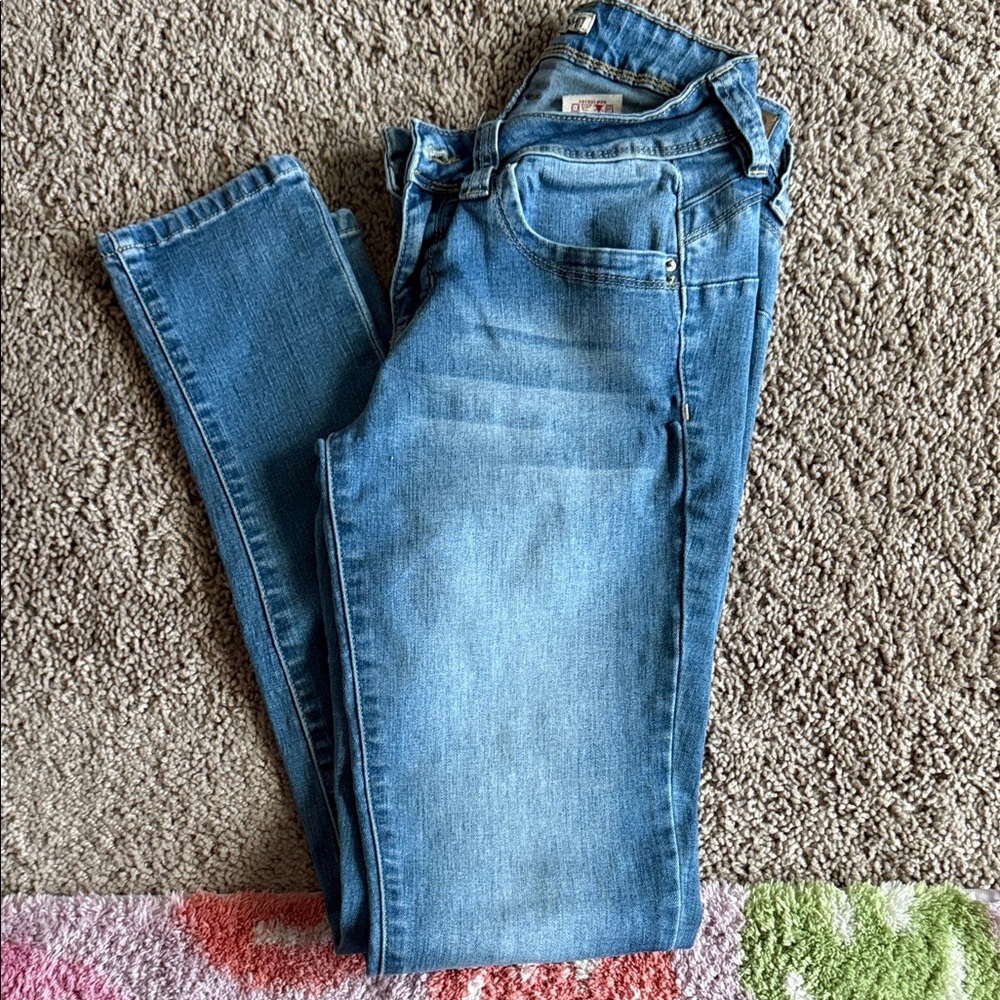 YMI Light Blue Skinny Jeans for Women